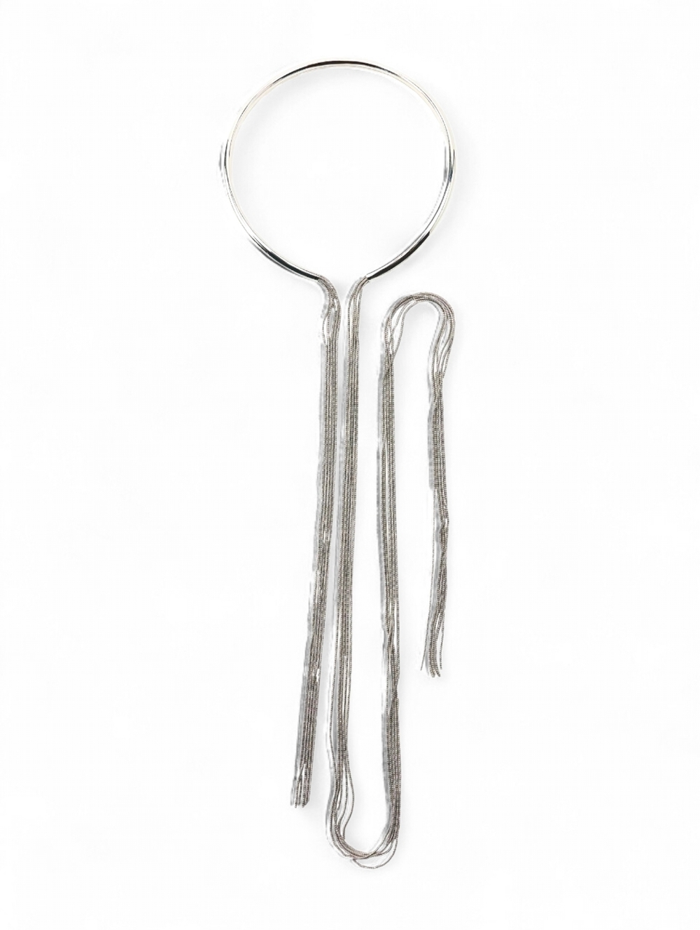 ZARA Metal Fringe Choker Necklace